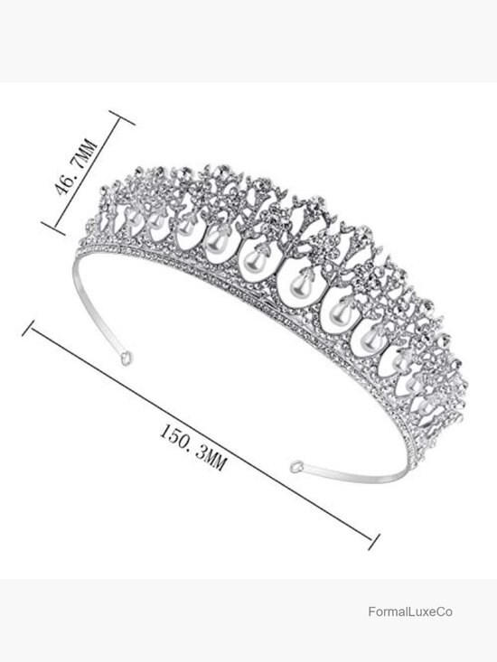 Sparkly Crystal Tiara Wedding Crown Headband Bridal Hair Accessory